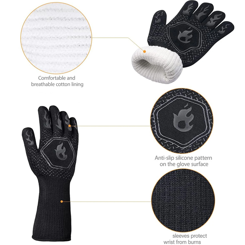 1 Paar Ofenhandschuhe, hitzebe – Oven Mitt Silicone Bewertung und Preis