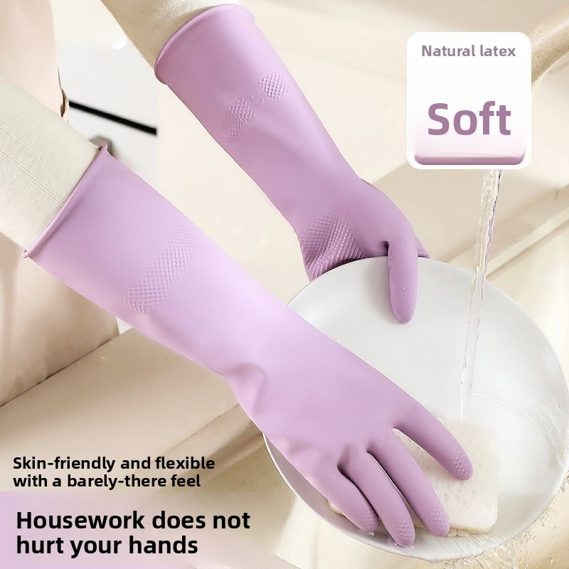Latex-Geschirrspülhandschuhe,  – Rubber Glove Cleaning Bewertung und Preis