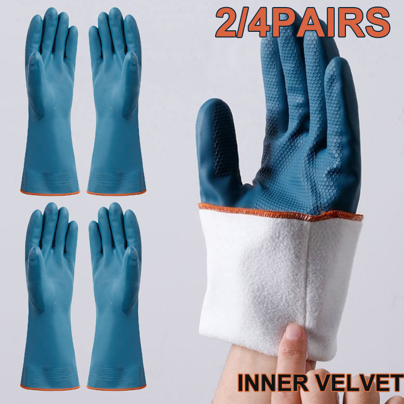 2/4 Paar wasserdichte Handschu – Rubber Glove Cleaning Bewertung und Preis